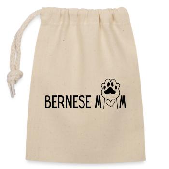 Minimaliste maman bernoise cadeau bouvier bernois - Sac cadeau en coton avec cordon (14 x 20 cm) - nature - Devant