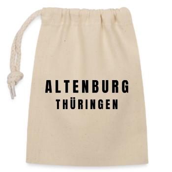 Altenburg, Thuringe - Sac cadeau en coton avec cordon (14 x 20 cm) - nature - Devant