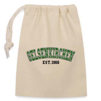 Gelsenkirchen Fondée en 1966 - Sac cadeau en coton avec cordon (14 x 20 cm) - nature - Devant