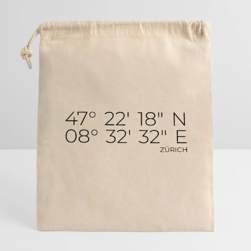 Coordinates Zurich Closable cotton gift bag (14x20cm)