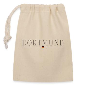 Dortmund Allemagne Elegance Style Design T-Shirt - Sac cadeau en coton avec cordon (14 x 20 cm) - nature - Devant
