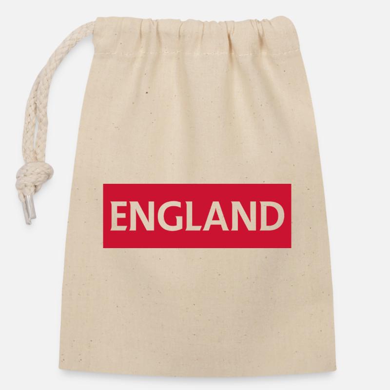 Creative Union Jack Design for Clothing - Closable cotton gift bag (14x20cm) - nature