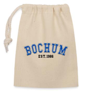 Bochum Fondé en 1986 - Sac cadeau en coton avec cordon (14 x 20 cm) - nature - Devant