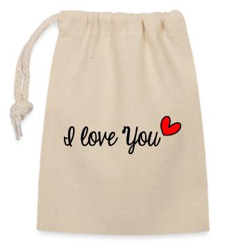 20. 20 ANS. 20e ANNIVERSAIRE. ANNIVERSAIRE 20 ANS. - Sac cadeau en coton avec cordon (14 x 20 cm) - nature - Devant