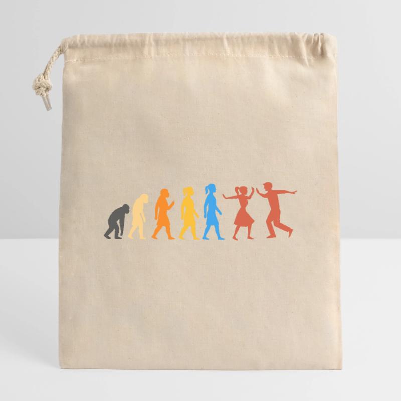 Danse Swing - Le plus haut niveau d’évolution (2) Sac cadeau en coton avec cordon (14 x 20 cm)