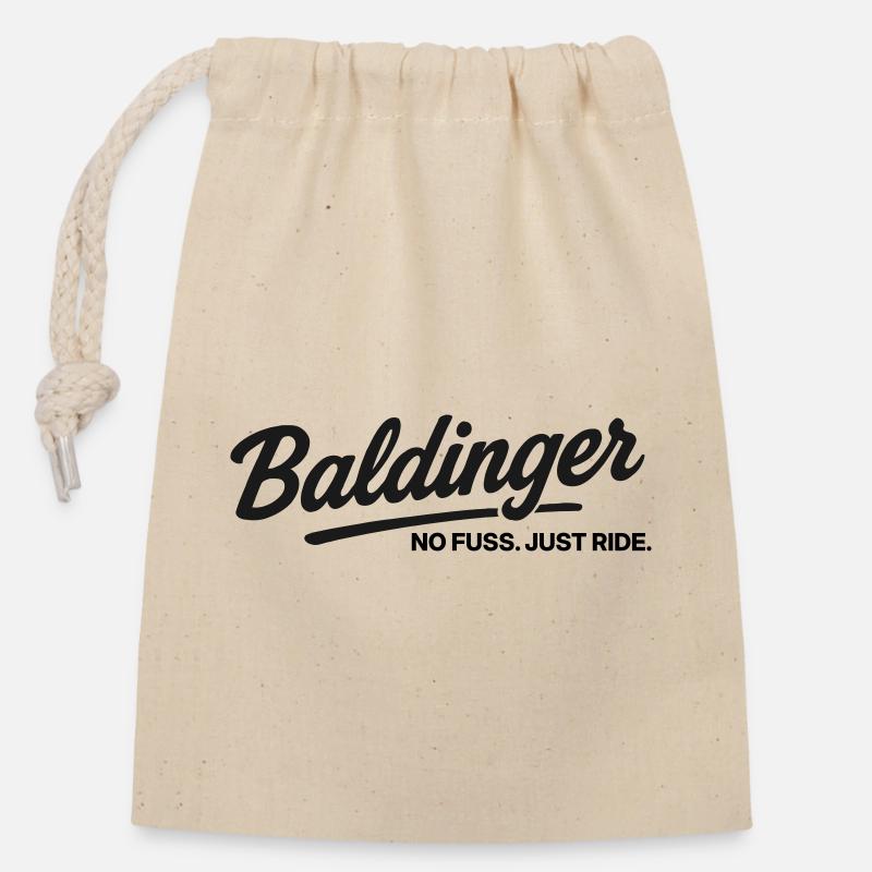 Baldinger – Kein Aufhebens - Verschließbarer Geschenkbeutel aus Baumwolle (14x20cm) - Natur