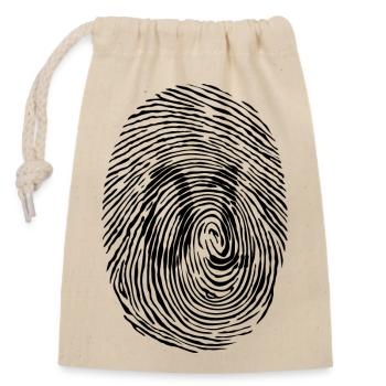 Made in Ain - Sac cadeau en coton avec cordon (14 x 20 cm) - nature - Devant