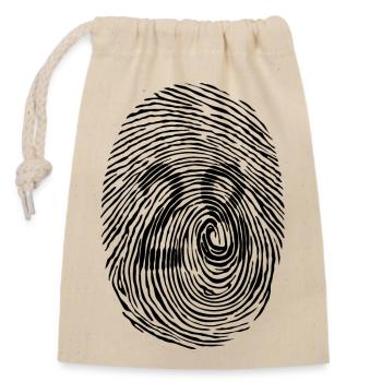 Made in Eure et Loire - Sac cadeau en coton avec cordon (14 x 20 cm) - nature - Devant