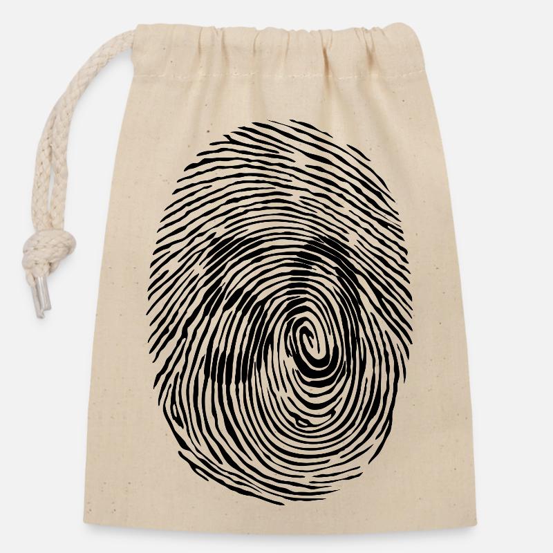 Made in Manche - Sac cadeau en coton avec cordon (14 x 20 cm) - nature