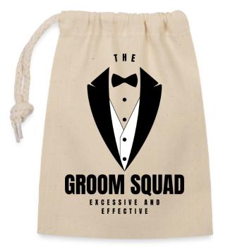 Escouade de palefreniers - Sac cadeau en coton avec cordon (14 x 20 cm) - nature - Devant