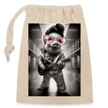 Jailhouse Pork Rock - Sac cadeau en coton avec cordon (14 x 20 cm) - nature - Devant