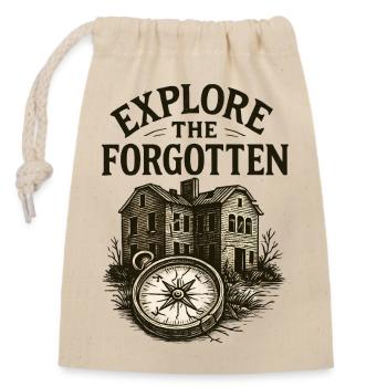 Urbex - Urban Exploration - Urban Explorer - Closable cotton gift bag (14x20cm) - nature - Front
