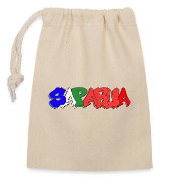 Saparua - Moluccan 4 colors - Closable cotton gift bag (14x20cm) - nature - Front