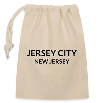 Jersey City, New Jersey, États-Unis - Sac cadeau en coton avec cordon (14 x 20 cm) - nature - Devant