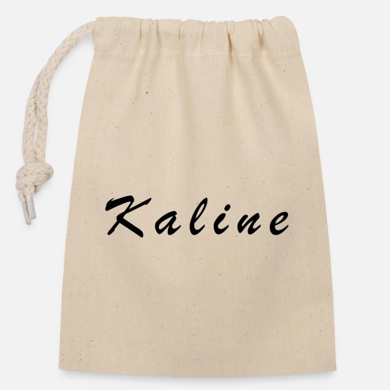 Kaline Münster Design "Véritable jovel!" - Sac cadeau en coton avec cordon (14 x 20 cm) - nature
