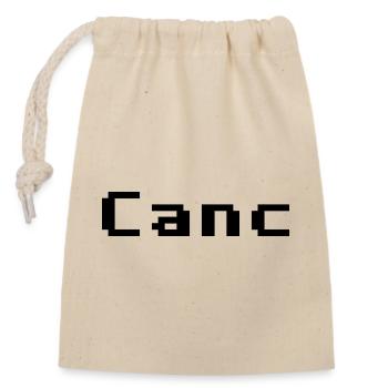 Design abstrait géométrique coloré - Sac cadeau en coton avec cordon (14 x 20 cm) - nature - Devant