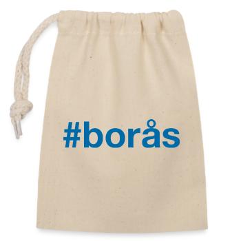 Boras Sverige Suède Schweden - Sac cadeau en coton avec cordon (14 x 20 cm) - nature - Devant