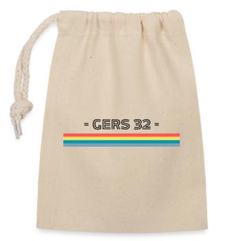 Gers 32 T-Shirt Gift Humor - Closable cotton gift bag (14x20cm) - nature - Front