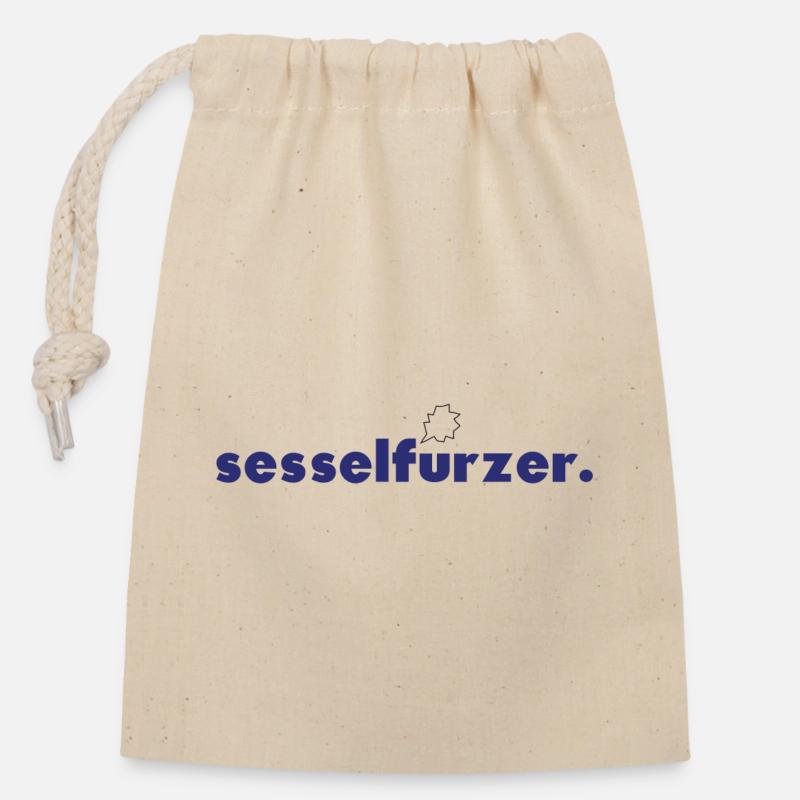 pencil pusher. - Closable cotton gift bag (14x20cm) - nature