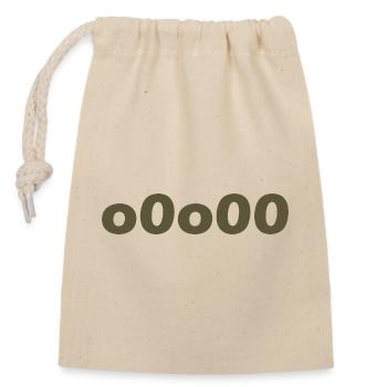 T-shirt à motif de nature abstraite - Sac cadeau en coton avec cordon (14 x 20 cm) - nature - Devant