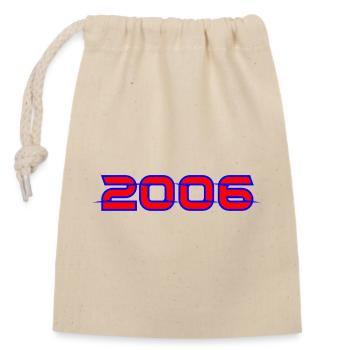Neon Horizonte 2006 - Sac cadeau en coton avec cordon (14 x 20 cm) - nature - Devant