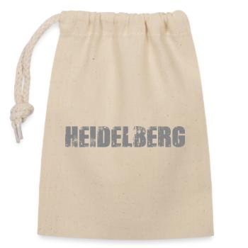 Cool Heidelberg Design - Sac cadeau en coton avec cordon (14 x 20 cm) - nature - Devant