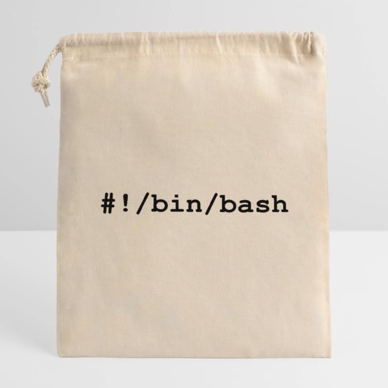 Bash / Bourne-Again Shell unter Linux und Unix Verschließbarer Geschenkbeutel aus Baumwolle (14x20cm)