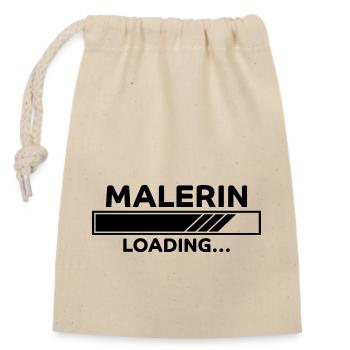 Malerin Spruch Malermeister Beruf Malerin Geschenk - Verschließbarer Geschenkbeutel aus Baumwolle (14x20cm) - Natur - Vorne