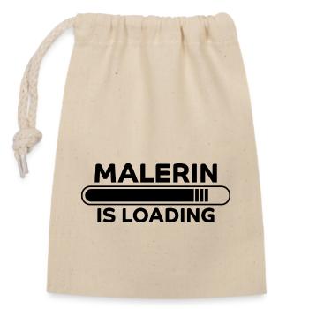 Malerin Spruch Malermeister Beruf Malerin Geschenk - Verschließbarer Geschenkbeutel aus Baumwolle (14x20cm) - Natur - Vorne