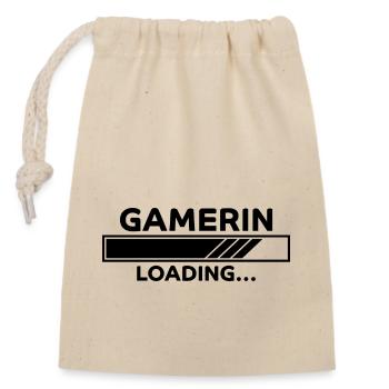 Gamerin Spruch Videospiel Sprüche Gamerin Geschenk - Verschließbarer Geschenkbeutel aus Baumwolle (14x20cm) - Natur - Vorne