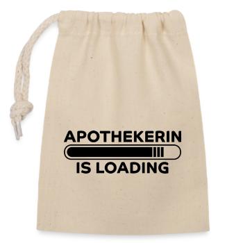 Apothekerin Spruch Apotheke Apothekerin Geschenk - Verschließbarer Geschenkbeutel aus Baumwolle (14x20cm) - Natur - Vorne