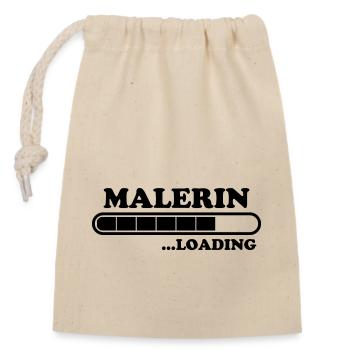 Malerin Spruch Malermeister Beruf Malerin Geschenk - Verschließbarer Geschenkbeutel aus Baumwolle (14x20cm) - Natur - Vorne