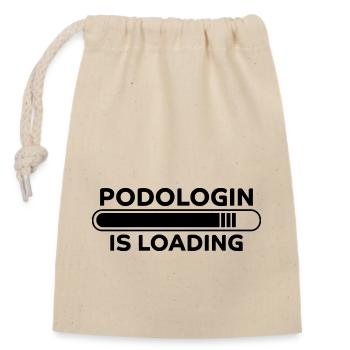 Podologin Spruch Fußpflegerin Podologin Geschenk - Verschließbarer Geschenkbeutel aus Baumwolle (14x20cm) - Natur - Vorne