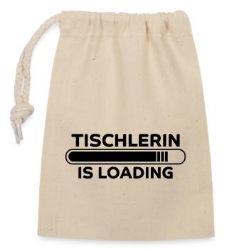 Tischlerin Spruch Schreinerin Tischlerin Geschenk - Verschließbarer Geschenkbeutel aus Baumwolle (14x20cm) - Natur - Vorne