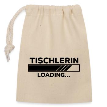 Tischlerin Spruch Schreinerin Tischlerin Geschenk - Verschließbarer Geschenkbeutel aus Baumwolle (14x20cm) - Natur - Vorne