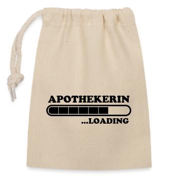 Apothekerin Spruch Apotheke Apothekerin Geschenk - Verschließbarer Geschenkbeutel aus Baumwolle (14x20cm) - Natur - Vorne