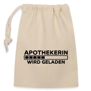 Apothekerin Spruch Apotheke Apothekerin Geschenk - Verschließbarer Geschenkbeutel aus Baumwolle (14x20cm) - Natur - Vorne