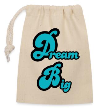 Portez Vos Valeurs avec la Collection de T-Shirts - Sac cadeau en coton avec cordon (14 x 20 cm) - nature - Devant