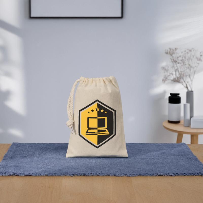 Computing / Informatik / Informatique Verschließbarer Geschenkbeutel aus Baumwolle (14x20cm)