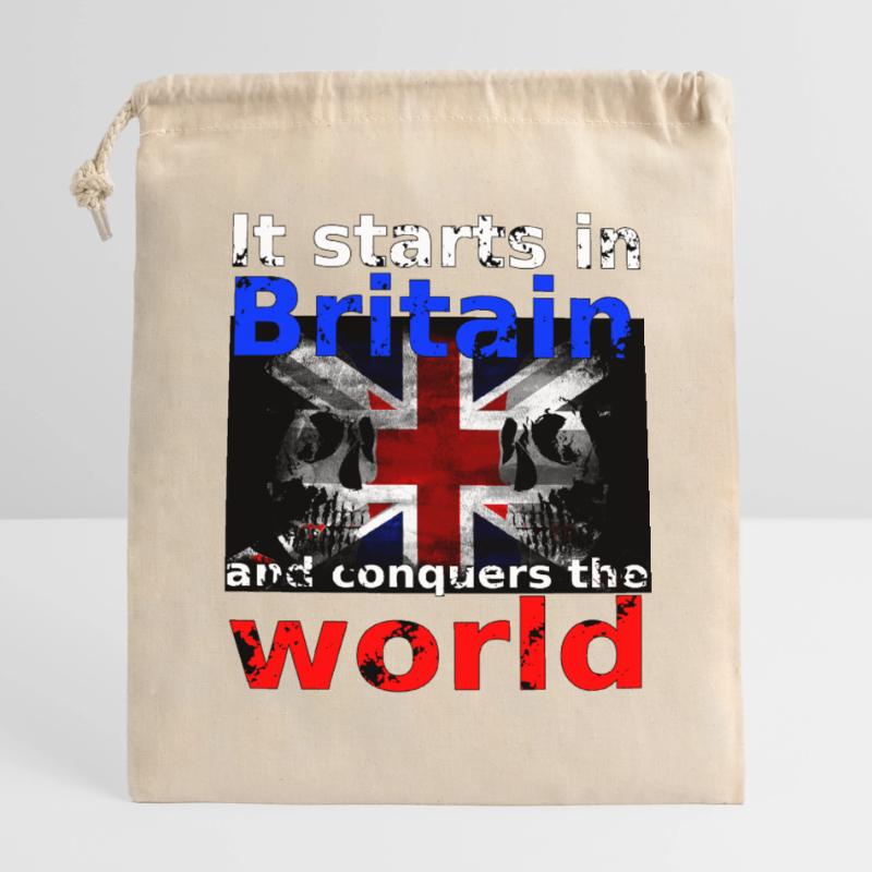 Britain Verschließbarer Geschenkbeutel aus Baumwolle (14x20cm)