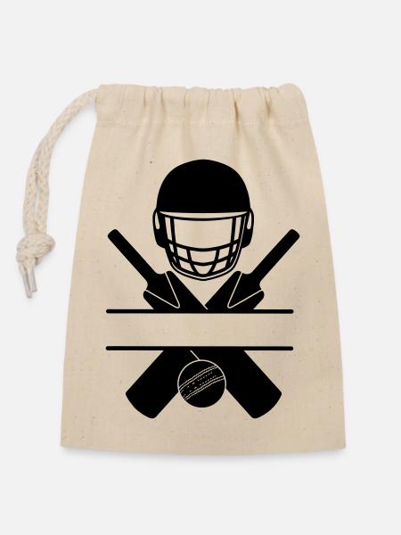 Cricket 12 - Verschließbarer Geschenkbeutel aus Baumwolle (14x20cm) - Natur