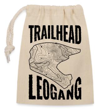 Mountain Bike T-Shirt Trailhead Leogang - Closable cotton gift bag (14x20cm) - nature - Front
