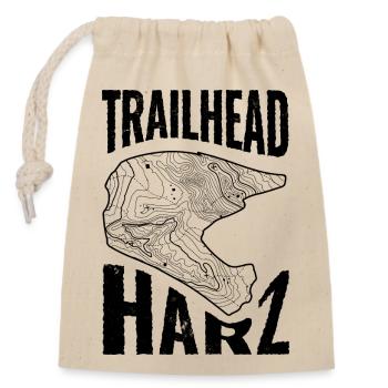 Mountain Bike T-Shirt Trailhead Resin - Closable cotton gift bag (14x20cm) - nature - Front