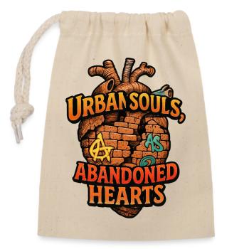 Urbex - Urban Exploration - Urban Explorer - Closable cotton gift bag (14x20cm) - nature - Front