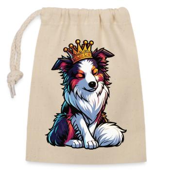 Australian Shepherd Aussie Aussie Owners Aussies - Closable cotton gift bag (14x20cm) - nature - Front