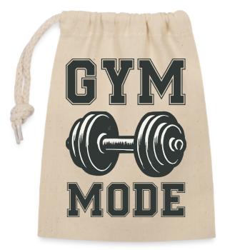 Gym Fashion - Closable cotton gift bag (14x20cm) - nature - Front