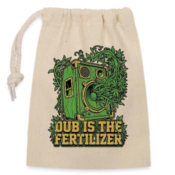 Dub Reggae Garden - Sac cadeau en coton avec cordon (14 x 20 cm) - nature - Devant