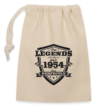 Légende Mai 1954 Né en 1954 Anniversaire 1954 - Sac cadeau en coton avec cordon (14 x 20 cm) - nature - Devant