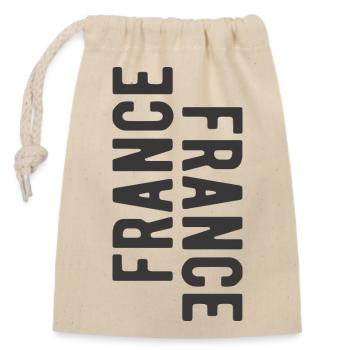 France France Français Français Dicton - Sac cadeau en coton avec cordon (14 x 20 cm) - nature - Devant