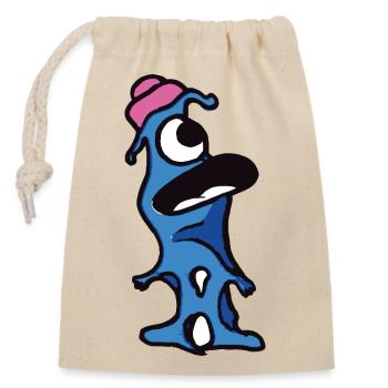 Alien Horst - Closable cotton gift bag (14x20cm) - nature - Front